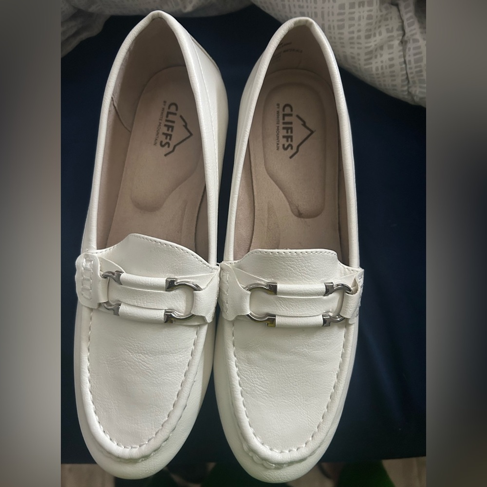 White Mountain Cliffs White Loafers